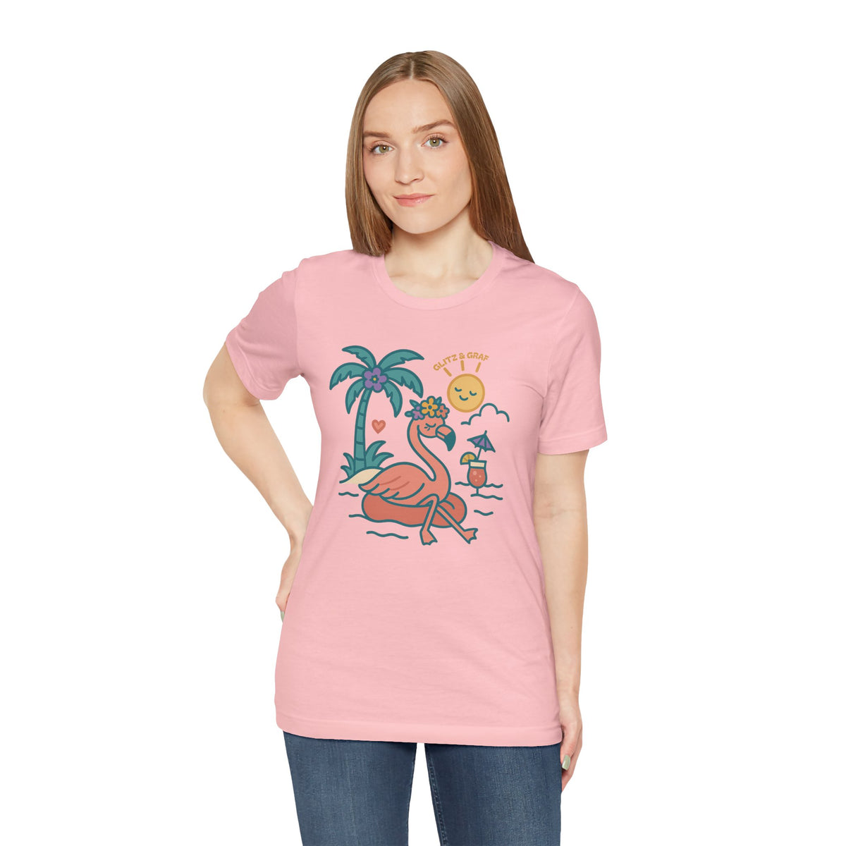 Beach Vibes Flamingo – For Her