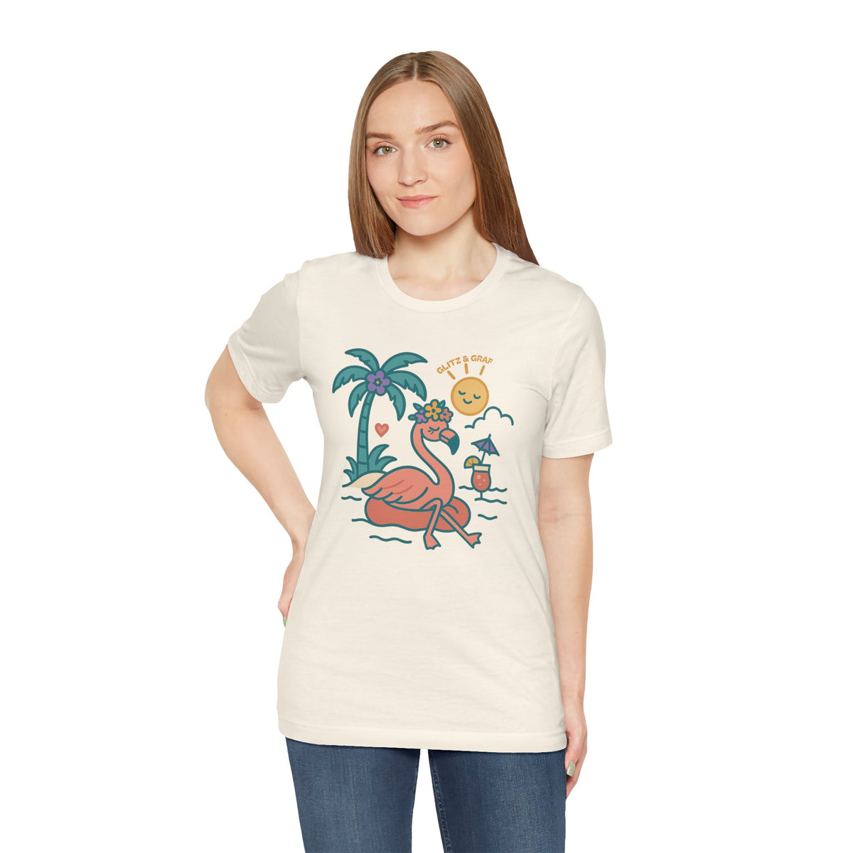 Beach Vibes Flamingo – For Her