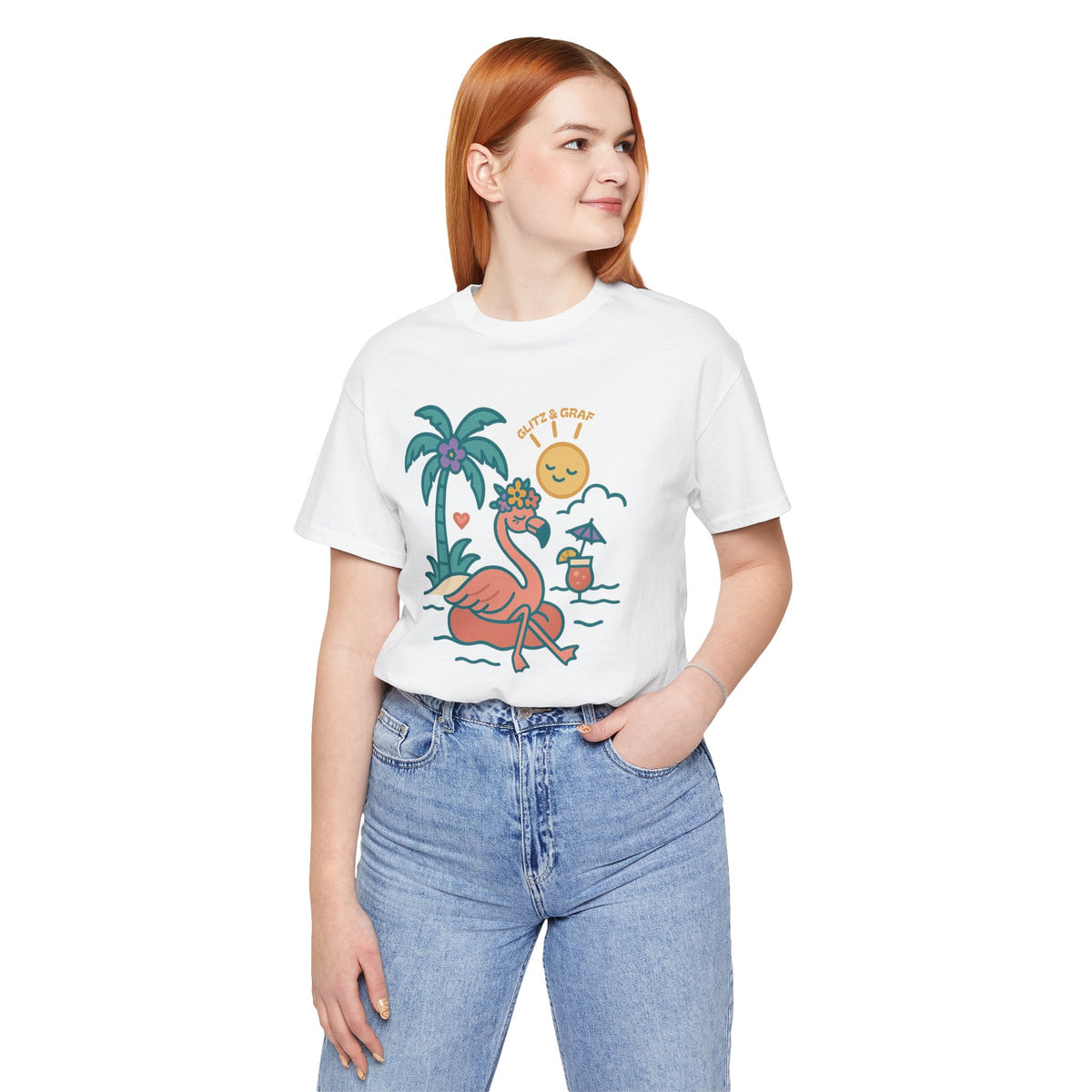 Beach Vibes Flamingo – For Her
