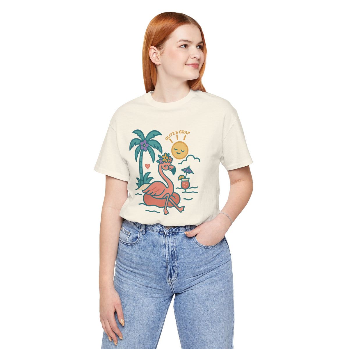 Beach Vibes Flamingo – For Her