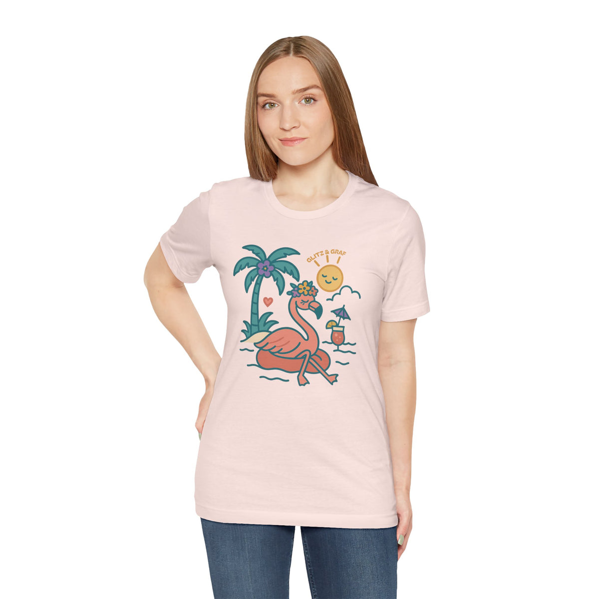 Beach Vibes Flamingo – For Her